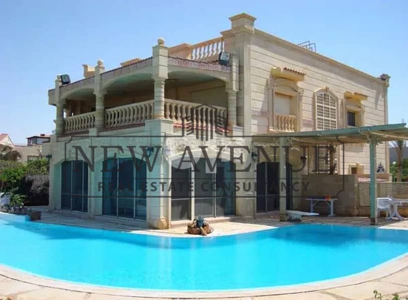 First row sea view palace fully furnished in Marina 5 Lesan el wozara North Coast BUA 750m 6 master bedrooms and 10 bathrooms - Ansicht 3