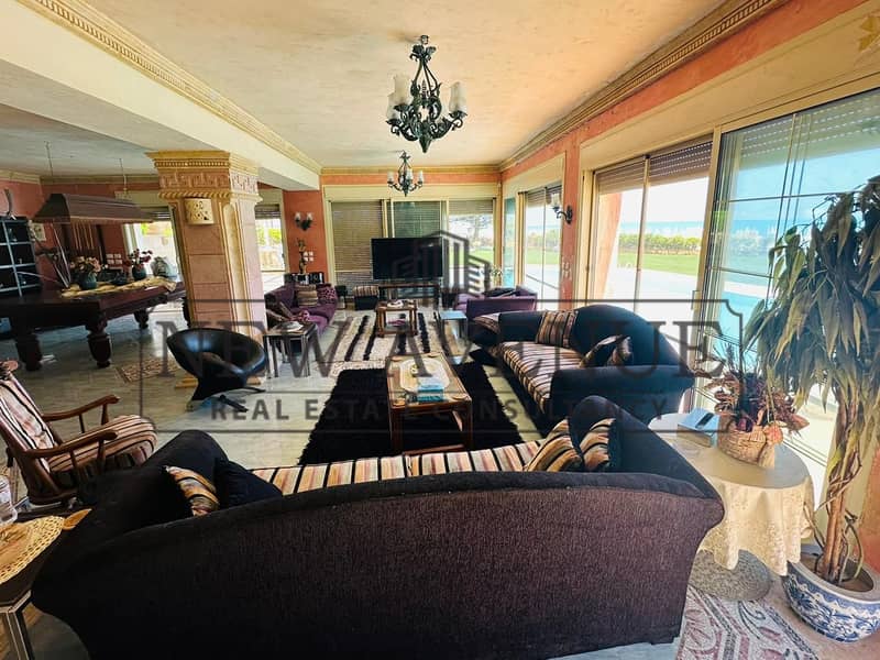 First row sea view palace fully furnished in Marina 5 Lesan el wozara North Coast BUA 750m 6 master bedrooms and 10 bathrooms - Ansicht 4