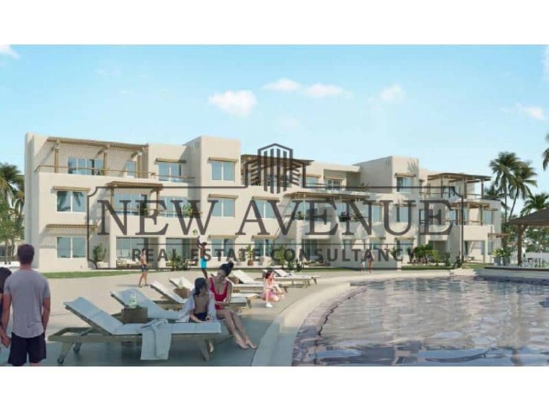 Penthouse corner sea view for sale in Hacienda West, bua 112m, 2 bedrooms, 3 bathrooms, Fully Finished – pohled 2