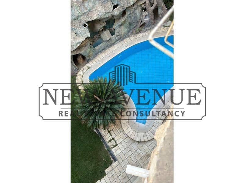 Standalone villa with pool at Ganoub Elacademya, fully finished with ac's, bua 1050m, 6 bedrooms, 8 bathrooms - Mehr