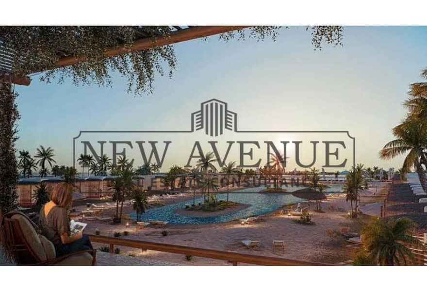 For sale in Hacienda West phase Almond North Coast developed by Palm Hills developments Fully finished Corner penthouse with roof on sea view - Vista 4