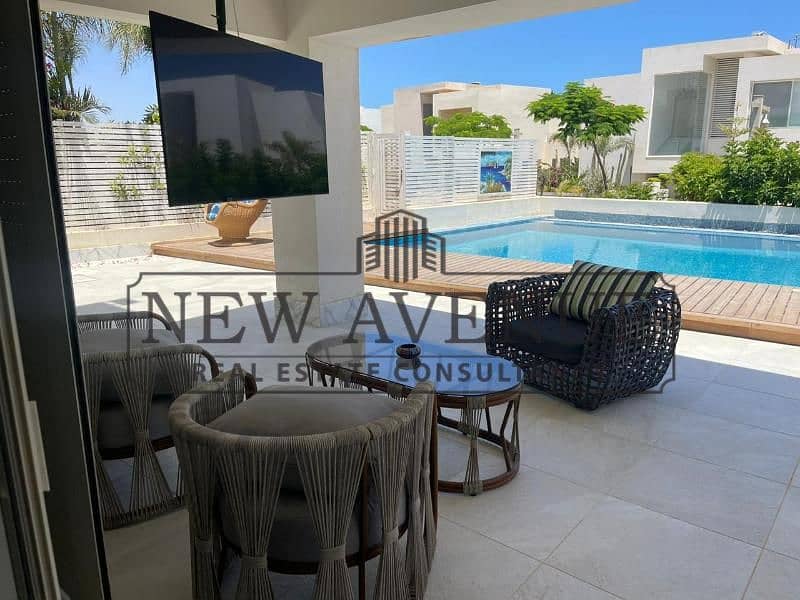 Fully furnished Standalone villa Type 5 with AC’s and Swimming Pool for sale in Hacienda White North Coast - Ansicht 5