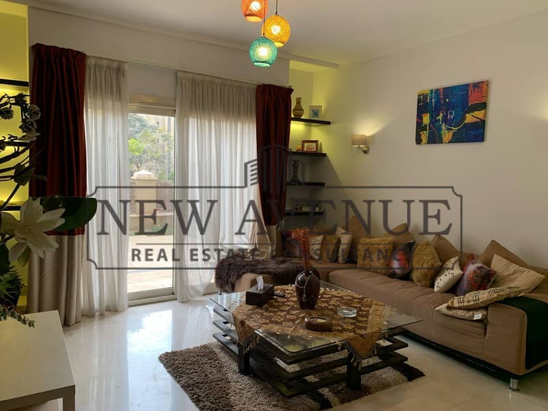 Resale Fully Finished Ground Apartment Studio 1 Bedroom with Garden 80 meter in The Village Palm Hills , New Cairo - Ansicht 5