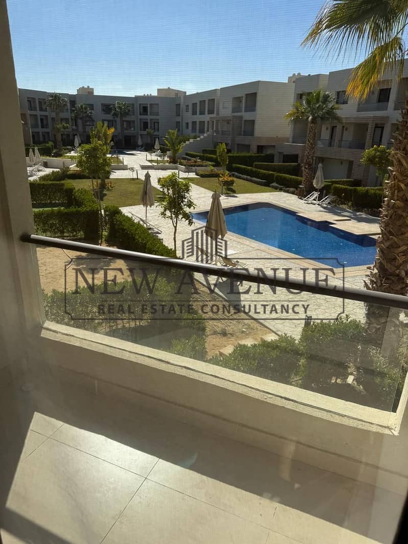 Fully Finished Chalet For Sale at Azha El Sokhna Achmar Phase Ready to Move With Very Prime Location Pool View – pohled 2