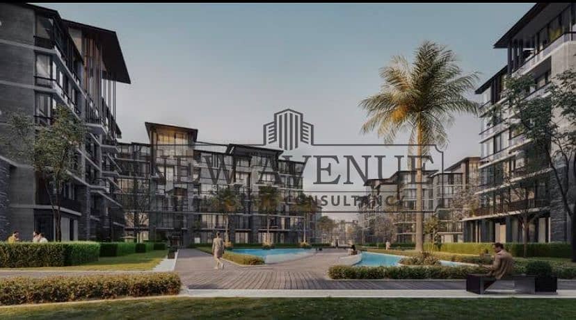 Apartment open garden view for sale in The Views Ready to Delivery fully finished bua 198m 3 bedrooms – pohled 3