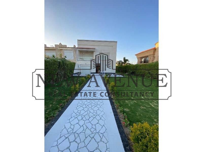 Ready to move fully furnished Twinhouse with swimming pool and AC's Second row with sea view for sale in Marina 6 North coast, bua 300m with 5 bedroom - Widok 6