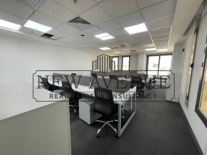 Accessible Prime location Adminstrative Furnished office 1,100 sqm for rent at South 90 New Cairo – pohled 3