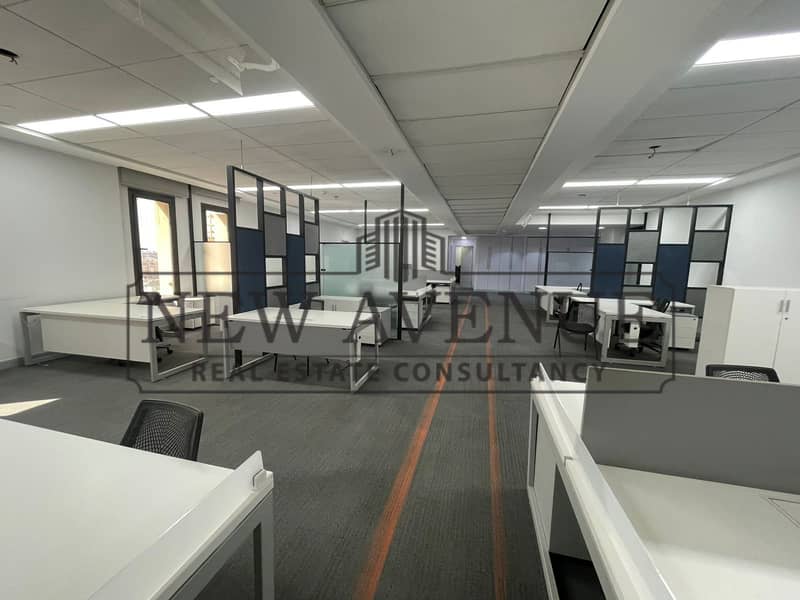 Accessible Prime location Adminstrative Furnished office 1,100 sqm for rent at South 90 New Cairo – pohled 5