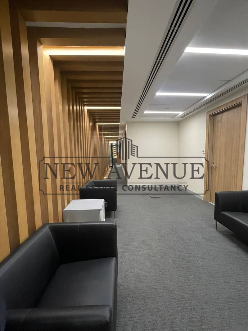 Accessible Prime location Adminstrative Furnished office 1,100 sqm for rent at South 90 New Cairo – pohled 6