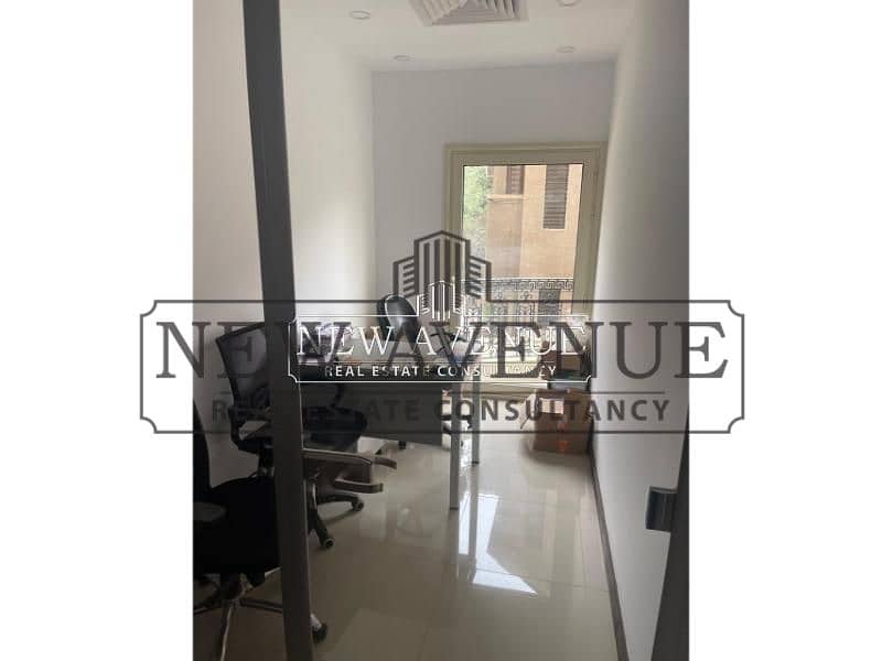 Finished office for rent 300M Very Prime location Almaza Masr El Gedida - Vista 5