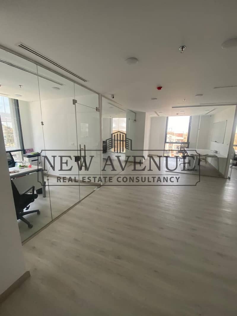 Fully finished Office Divided into rooms for rent at Cairo Business Park New Cairo - Ansicht 2