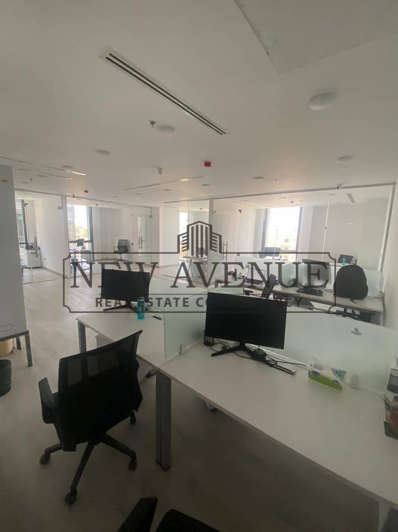 Fully finished Office Divided into rooms for rent at Cairo Business Park New Cairo - Ansicht 4
