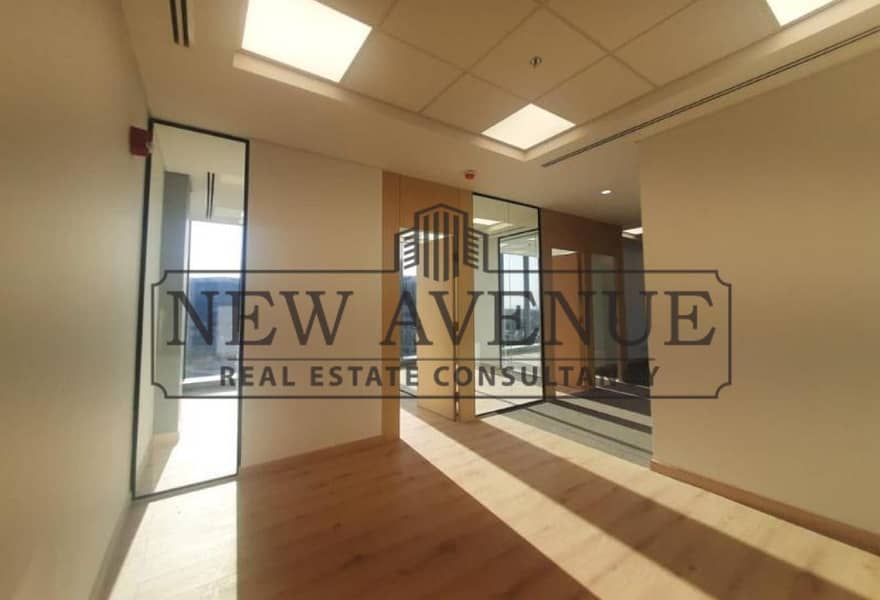 Fully Finished Office Space 151m | Rent |Cairo Festival City| New Cairo – pohled 3
