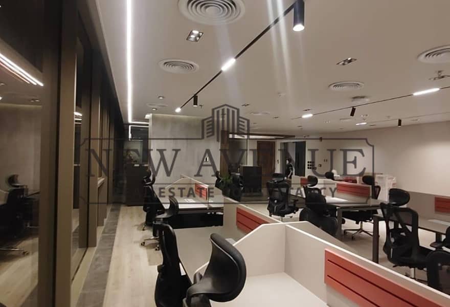 Fully finished Office view plaza for rent at waterway 5A New Cairo - Ansicht 4