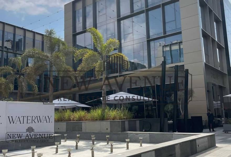 Office 5A Waterway Fully Finished Plaza View For Sale New Cairo - Mehr