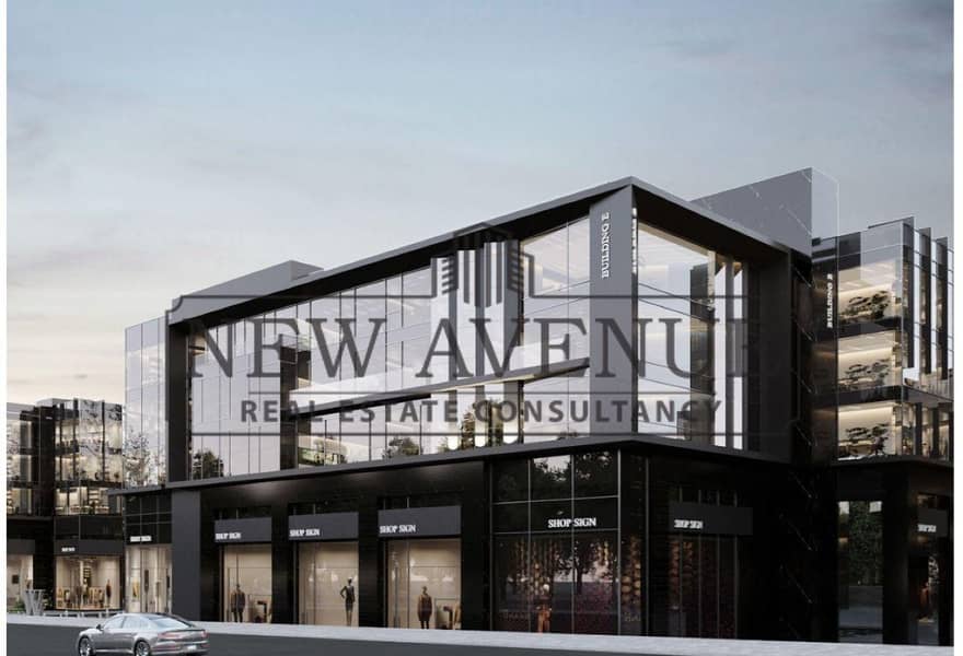 With Installment Office Plaza View For Sale in Waterway The View New Cairo - Vista 2