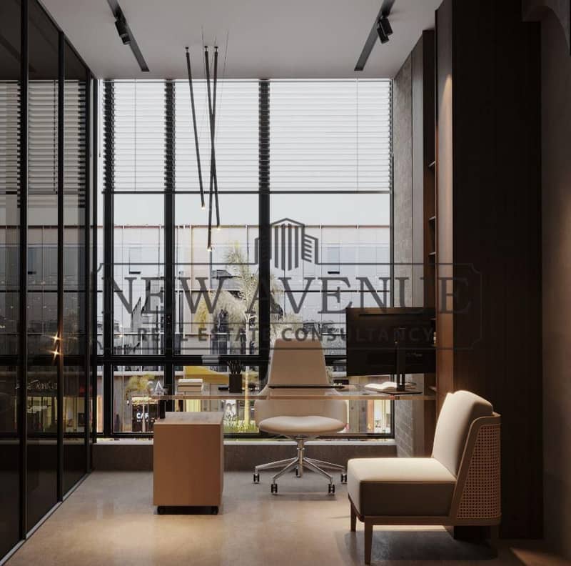 Office in 5A Waterway Plaza View Fully Finished For Rent New Cairo - Ansicht 6