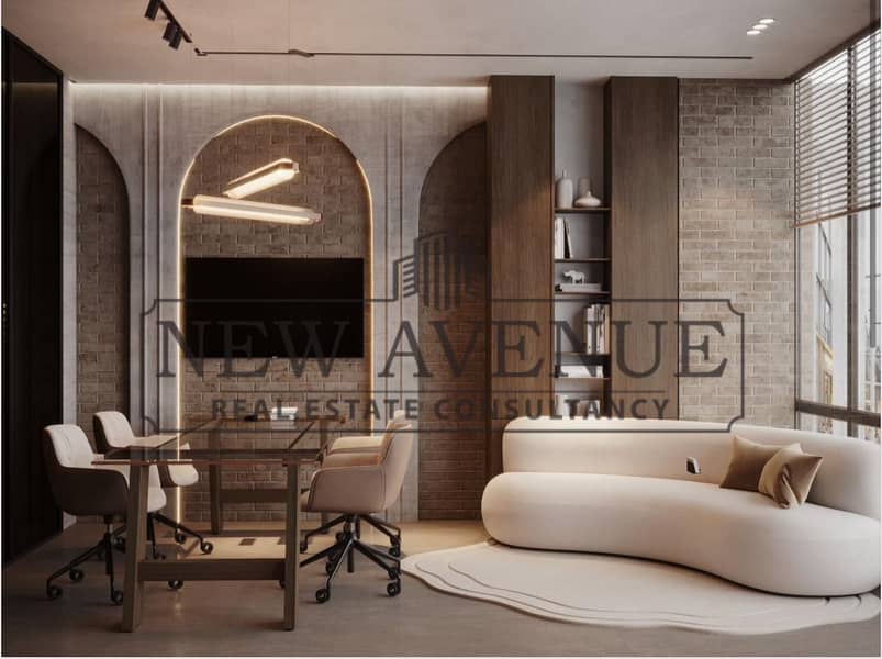Office in 5A Waterway Plaza View Fully Finished For Rent New Cairo - Mehr