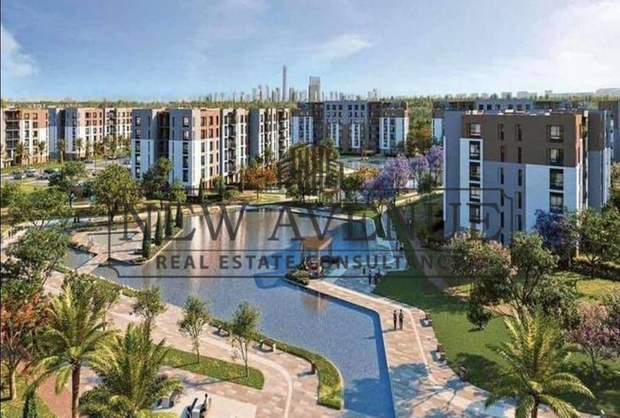 Apartment two bedrooms overlooking wide view on season villas in hap town by hassan allam in al mostakbal city – další