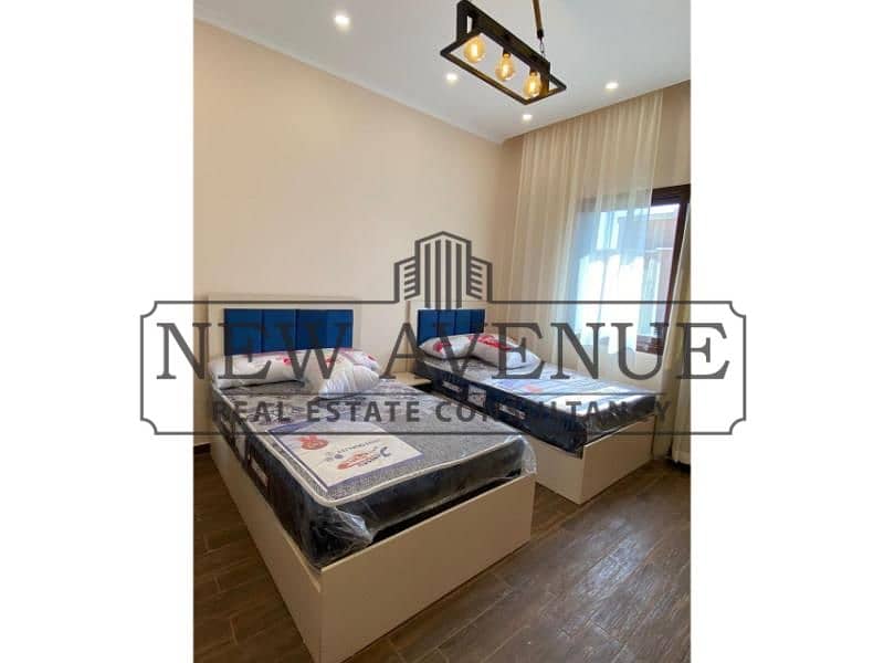 2 Twin Houses attached super lux finishing Taj city for sale Ready to move Taj city new cairo by MNHD - Więcej
