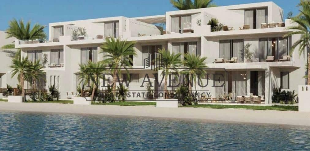 town house lagoon open view prime location bahary with installments in mar bay in ras el hekma north coast - Aanzicht 3
