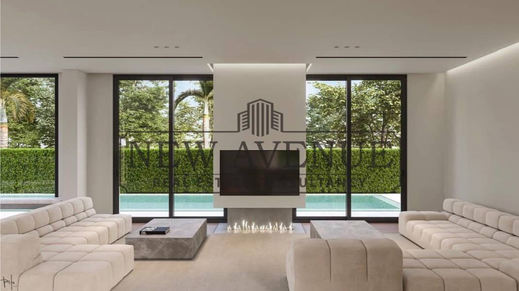 Villa at katameya creeks 3 mins away from arabella and guc prime location with installments in fifth settlement in new cairo - Widok 3