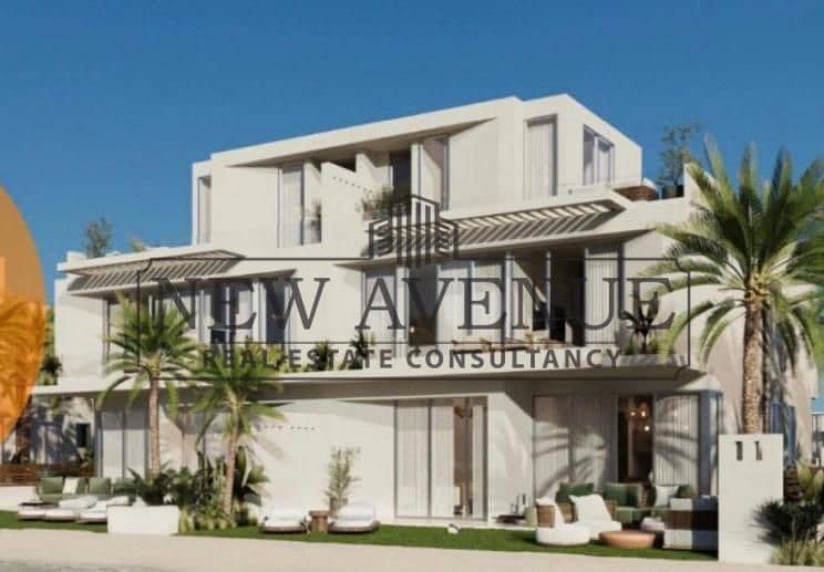 town house lagoon open view prime location bahary with installments in mar bay in ras el hekma north coast - Aanzicht 4