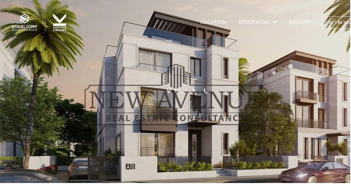 Villa at katameya creeks 3 mins away from arabella and guc prime location with installments in fifth settlement in new cairo - Widok 4