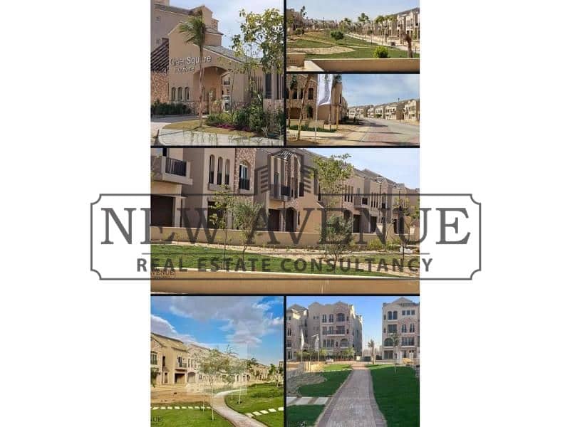 Duplex for sale in Green Square compound Prime location, overlooking town houses Semi 224 m + roof 45 m finished Ready to deliver - Ansicht 5