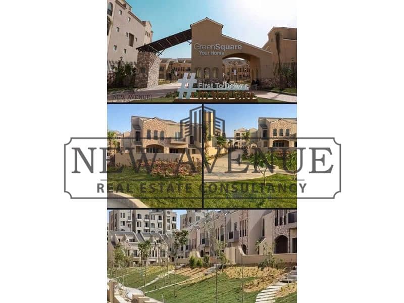 Duplex for sale in Green Square compound Prime location, overlooking town houses Semi 224 m + roof 45 m finished Ready to deliver - Ansicht 6
