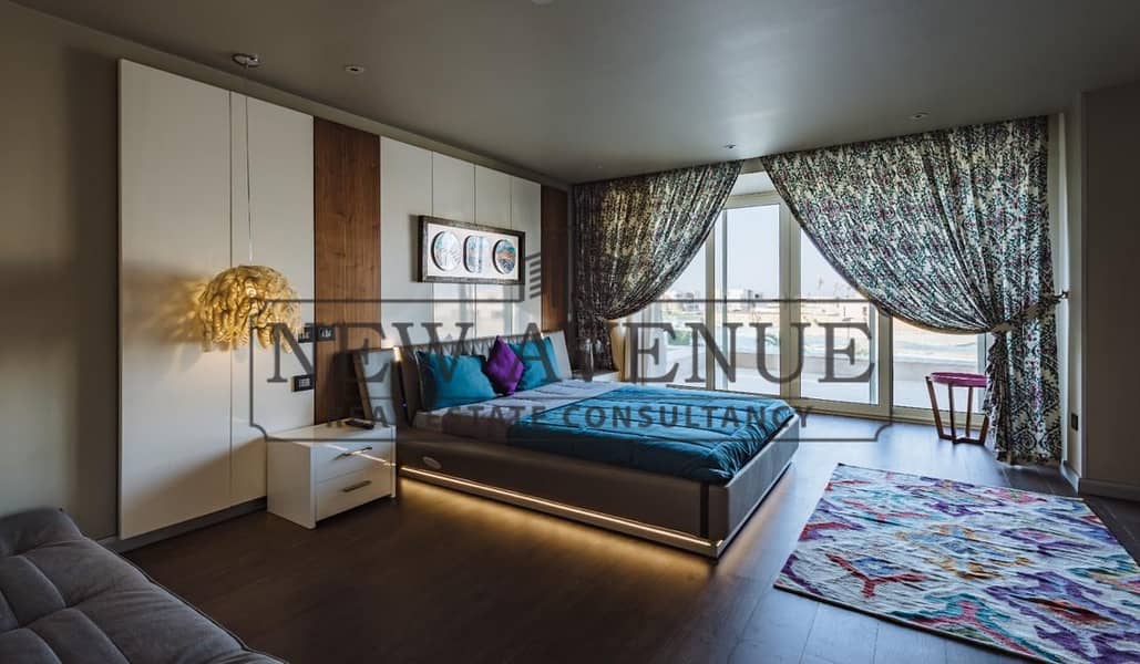 prime location 1st row lagoon view Super lux finishing ready to move Includes all services Nanny's and driver room with toilet standalone for sale – pohled 4