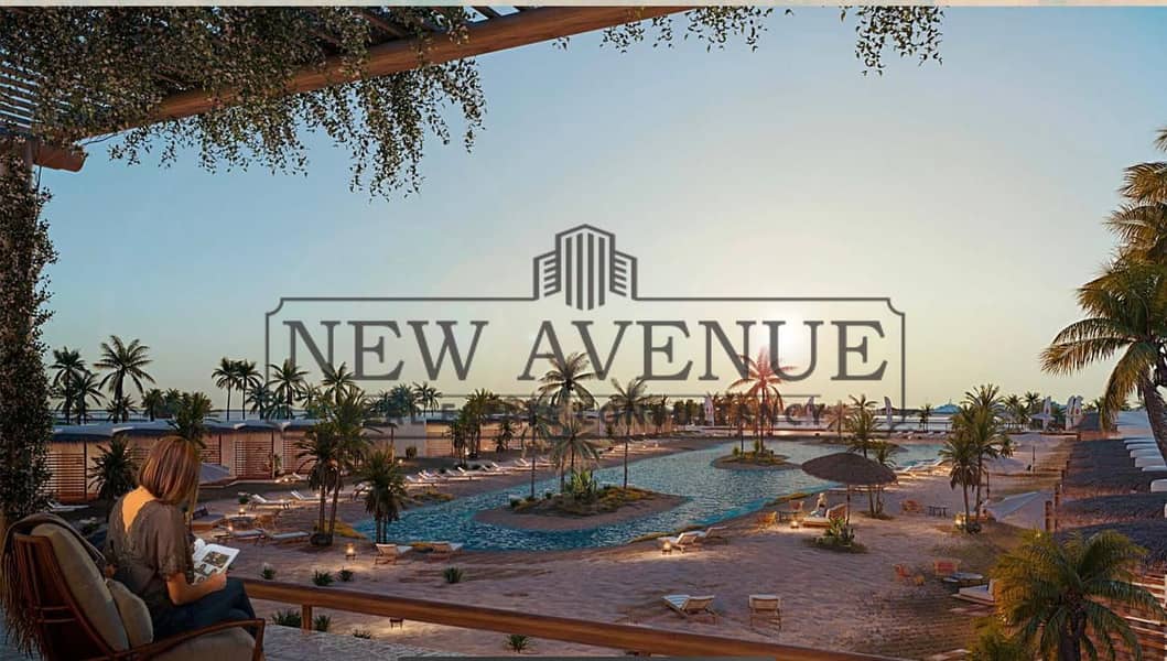chalet three bedrooms prime location with installments in hacienda west in ras el hekma north coast - Bild 3