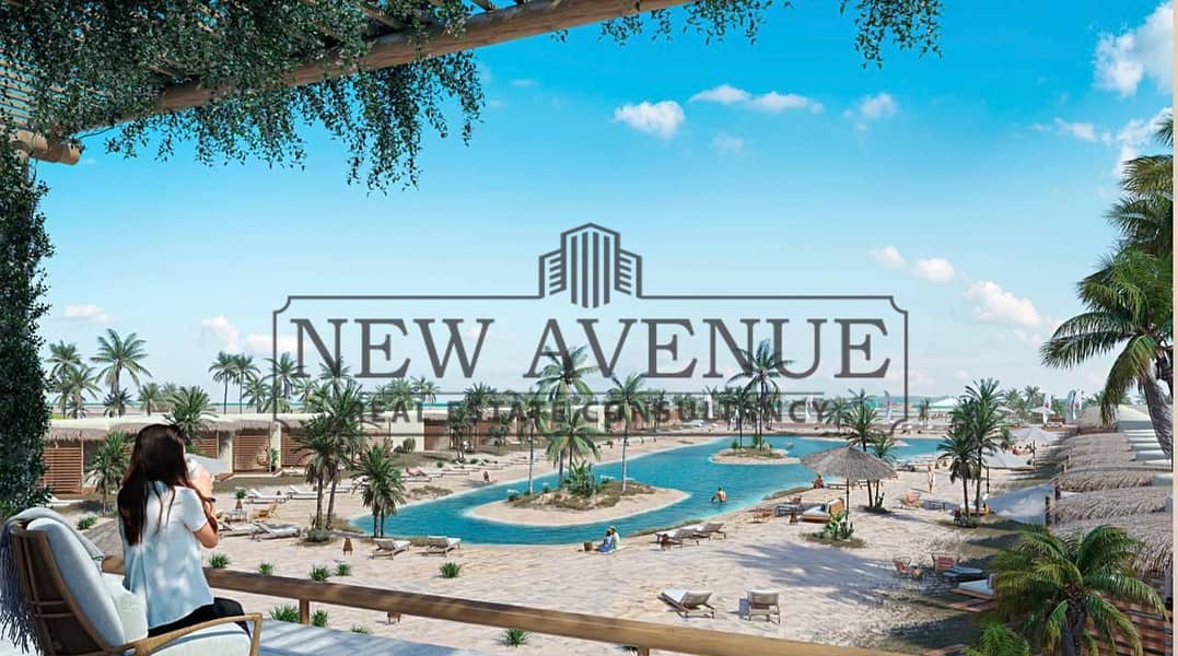 chalet three bedrooms prime location with installments in hacienda west in ras el hekma north coast - Bild 5