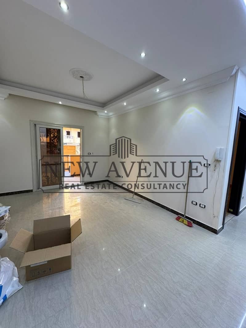 Prime location open view - Bahary - Corner ready to move fully finished with kitchen Ground Apartment for sale in Compound El Nakheel - Ansicht 2
