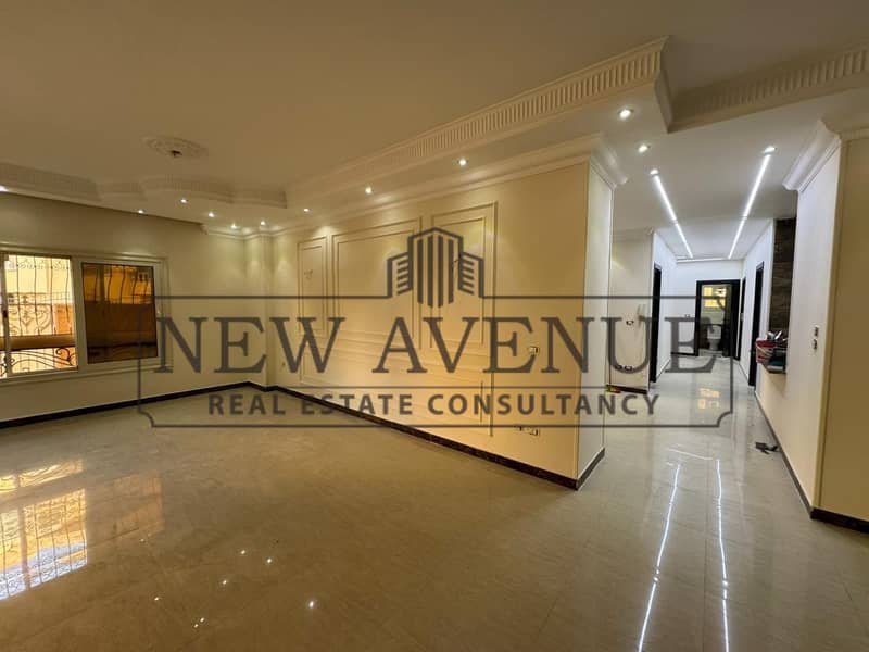 Prime location open view - Bahary - Corner ready to move fully finished with kitchen Ground Apartment for sale in Compound El Nakheel - Ansicht 3
