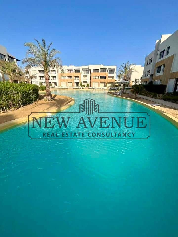 townhouse Corner for sale - private swimming pool - private garage - Ultra modern finishing - ready to move - in Zayed Dunes Compound - Mehr