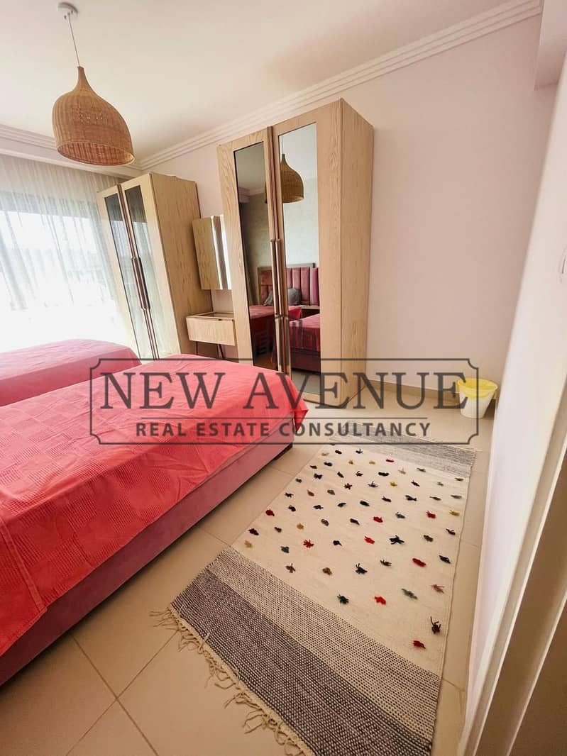 Ready to move Fully finished 2 bedrooms and 2 bathrooms Chalet with Acs and furniture 146 meters for sale in Marassi Marina 2 - View 2