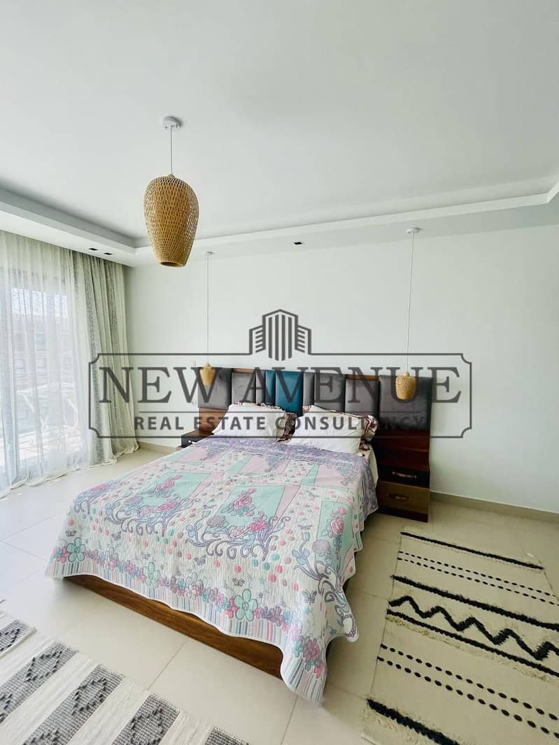 Ready to move Fully finished 2 bedrooms and 2 bathrooms Chalet with Acs and furniture 146 meters for sale in Marassi Marina 2 - View 6