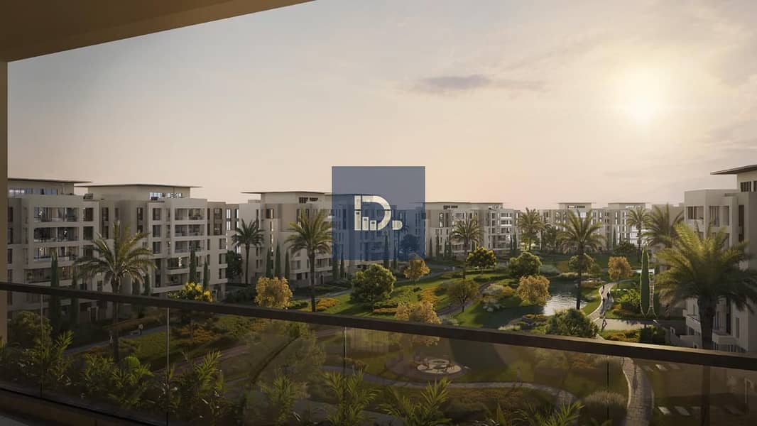 SEVEN Residence compound, October Gardens, 52 acres, full services in front of Zewail University - Installments over 10 years linked to construction with installments. - Aanzicht 5