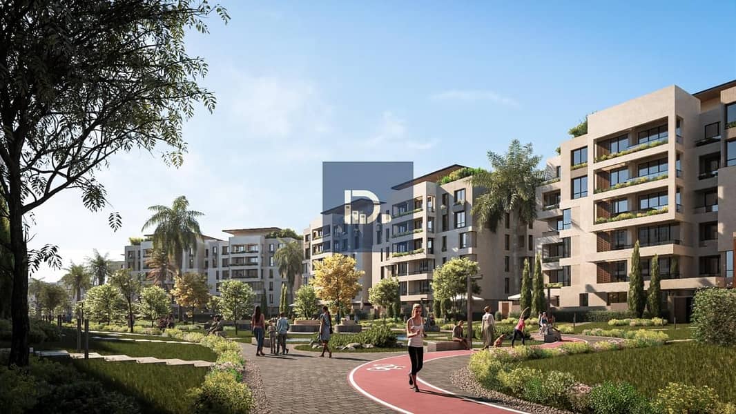 SEVEN Residence compound, October Gardens, 52 acres, full services in front of Zewail University - Installments over 10 years linked to construction with installments. - Aanzicht 6