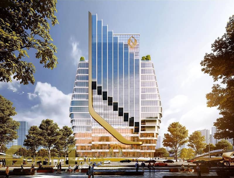 A finished office with air conditioning with a 10% down payment in Trio V Tower, Downtown, the Administrative Capital - Widok 3