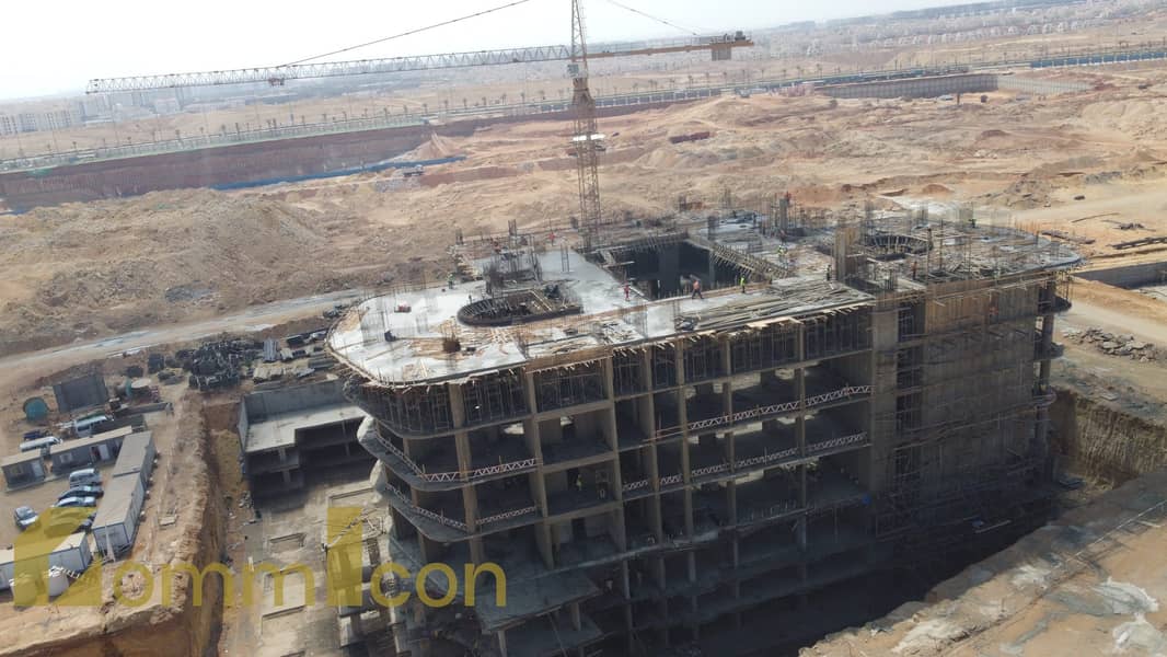 A finished office with air conditioning with a 10% down payment in Trio V Tower, Downtown, the Administrative Capital - Widok 4