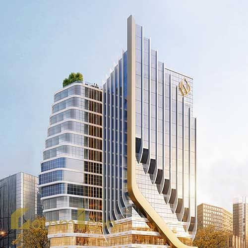 A finished office with air conditioning with a 10% down payment in Trio V Tower, Downtown, the Administrative Capital - Widok 5