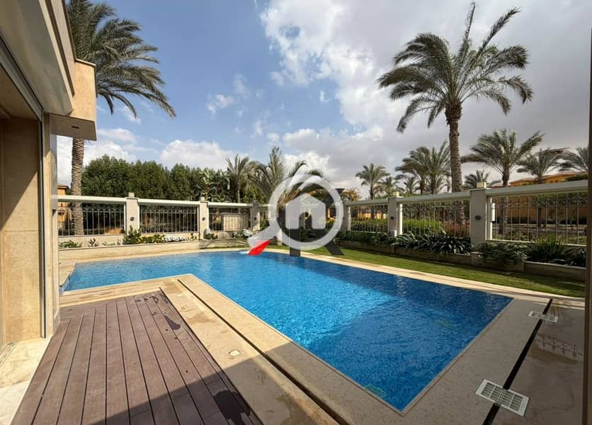 Luxury Finished Stand Alone with pool For Sale in Gardenia Springs - New Cairo - Vista 3