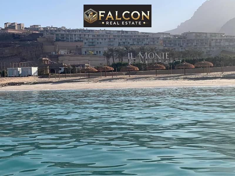 Ground chalet with garden 95 sqm + 102 sqm garden for sale in Monte Galala Ain Sokhna - distinctive sea view near Porto Sokhna, Telal and Blue Blue wi – pohled 5