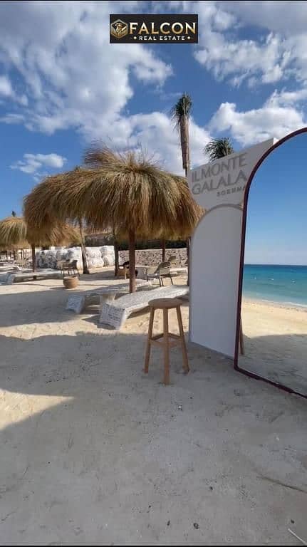 Ground chalet with garden 95 sqm + 102 sqm garden for sale in Monte Galala Ain Sokhna - distinctive sea view near Porto Sokhna, Telal and Blue Blue wi – pohled 6
