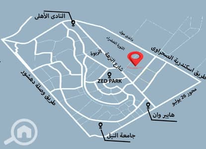 فلیٹ 3 غرف نوم للبيع في الشيخ زايد، الجيزة - map. png