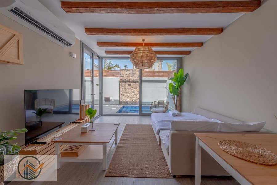 Luxury 1-Bedroom Private Villa with Pool – Bali, El Gouna - Ansicht 6