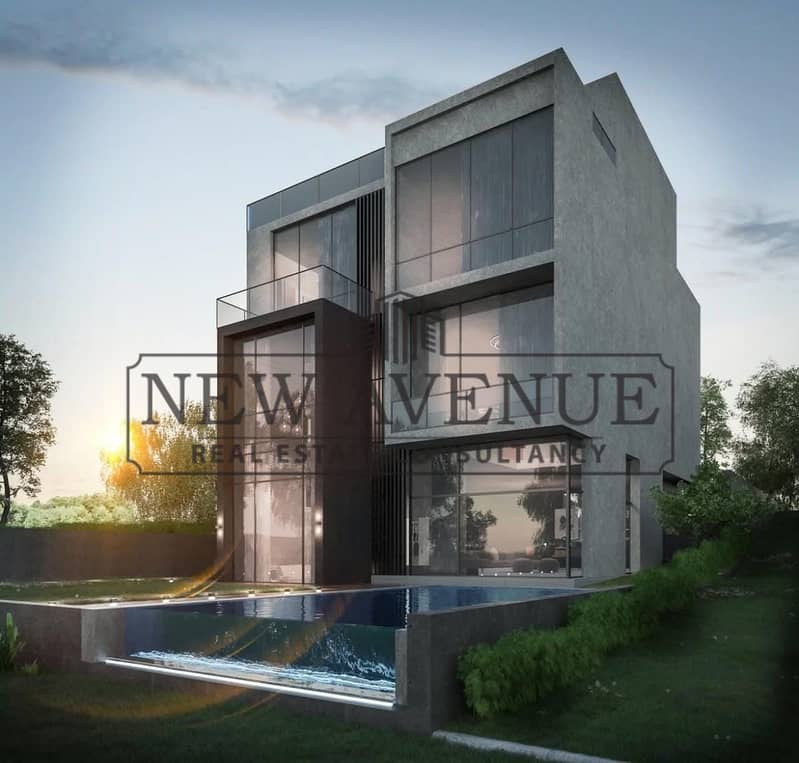 Luxury Stand alone villa bahary with a prime location for sale ready to move at WATERWAY VILLAS new cairo - Ansicht 6