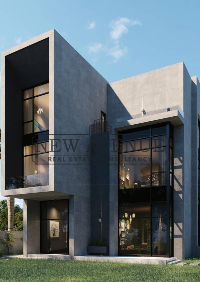 Luxury Stand alone villa bahary with a prime location for sale ready to move at WATERWAY VILLAS new cairo - Mehr